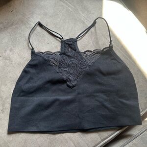 Urban Outfitters Black Lace Tank